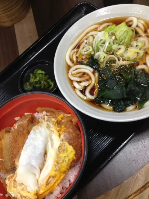 カツ丼セット かけうどん|おてんき小僧さん