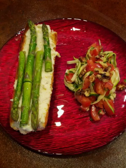 Lemon Ricotta/Asparagus Baguette|jasmine parkhurstさん