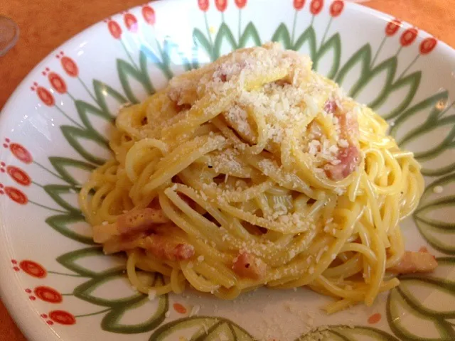 สปาเก็ตตี้คาโบนาร่า スパゲッティカルボナーラ🍝@ที่ญี่ปุ่น|akiさん