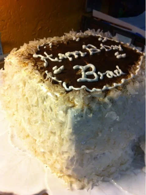 A Birthday Coconut Cake!!|Joさん