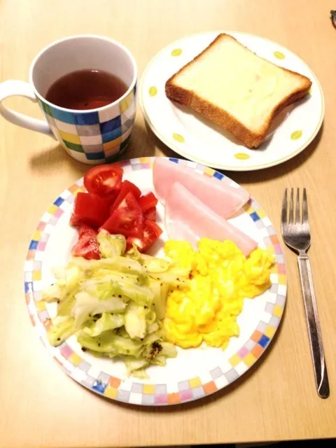 Snapdishの料理写真:朝ごはん|gigiさん