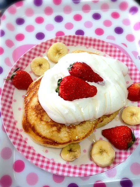 yutanpochanの、簡単な一手間で驚きのしゅわふわっ！ホットケーキ❤|ゆぅこさん