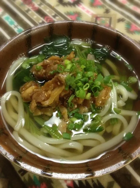 鶏照焼きうどん|ショコラさん