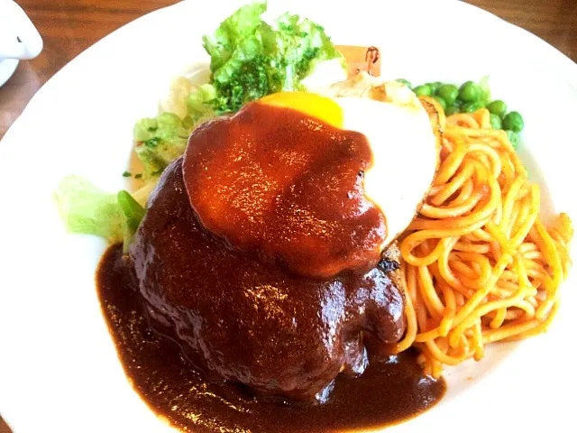 ハンバーグ、ナポリタン定食|kennyさん