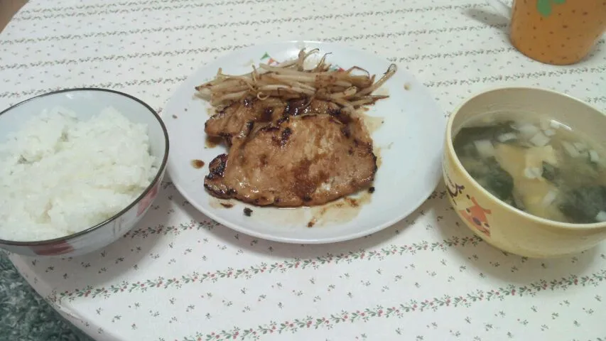 しょうが焼き定食|森岡美香子さん