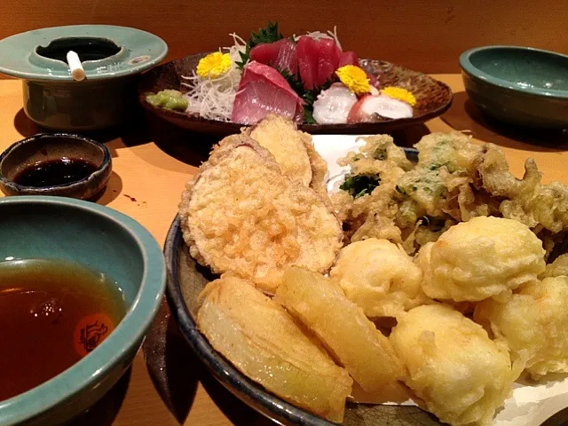 Snapdishの料理写真:刺盛、天盛り🍺🚬|きっきー🥰さん