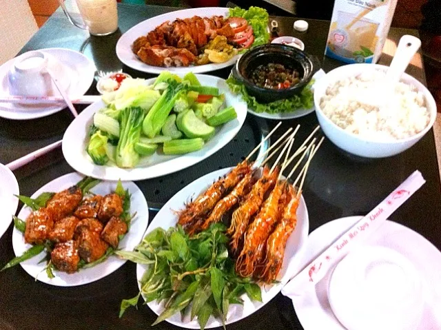 Snapdishの料理写真:Vietnamese food I had yesterday :)|Jenny Trinhさん