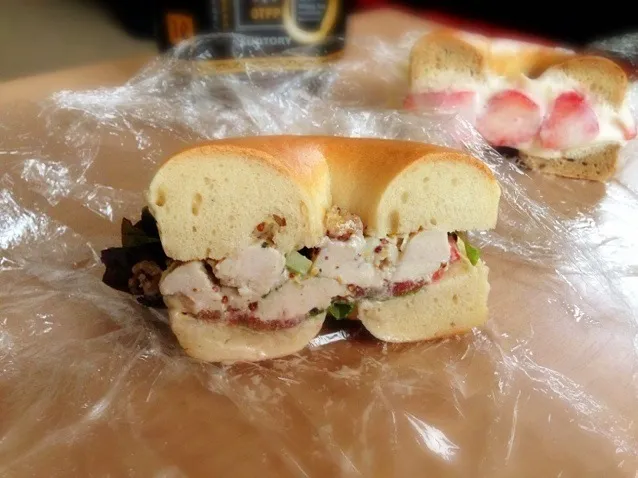 Honey Mustard Chicken Bagel|chan mitsuさん