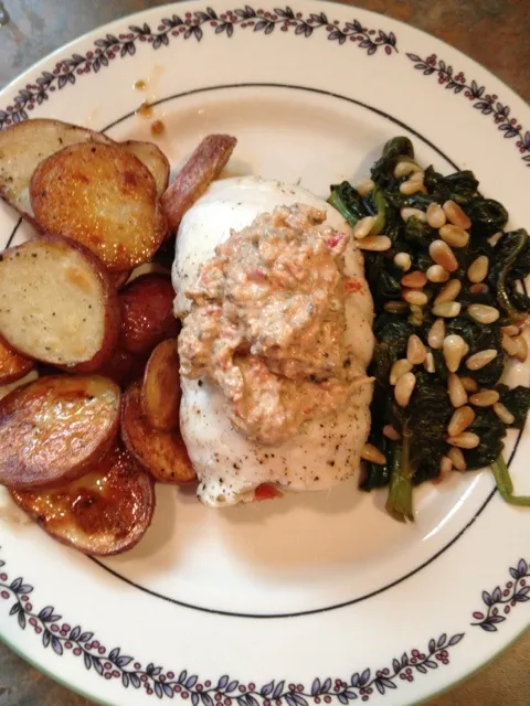 Stuffed Flounder|http://melissasmenu.wordpress.com/さん