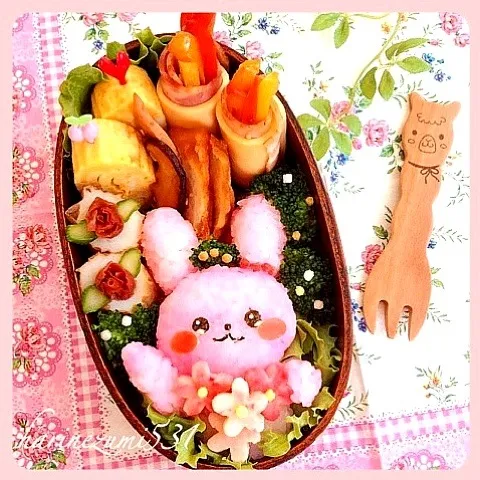 🌸娘のお弁当（最終）🌸|はりねずみさん