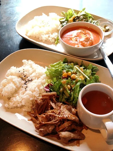 バターチキンカレー  豚肉と竹の子の梅ソース炒め|なべすけさん