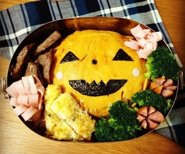 ハロウィン旦那さんお弁当♡|姫mamaさん