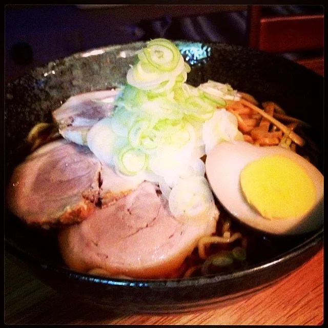 叉焼の茹で汁&漬け汁で作るチャーシュー麺。|tomoccoさん