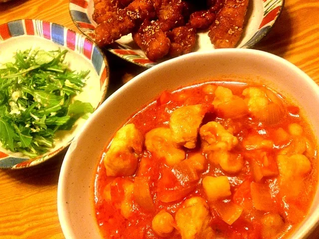 トマトのチキン煮込み|にゃんちゅうさん