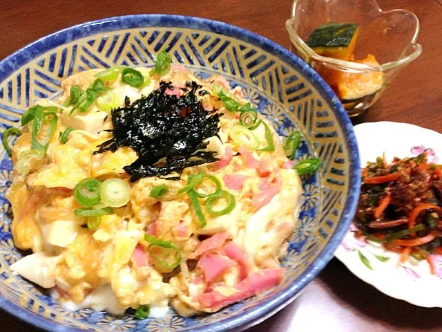 たまご丼…豆腐入り|ponkyさん