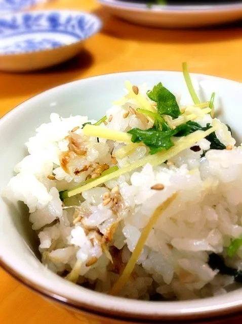 連子鯛と生姜の炊き込みご飯🎶|かよさん