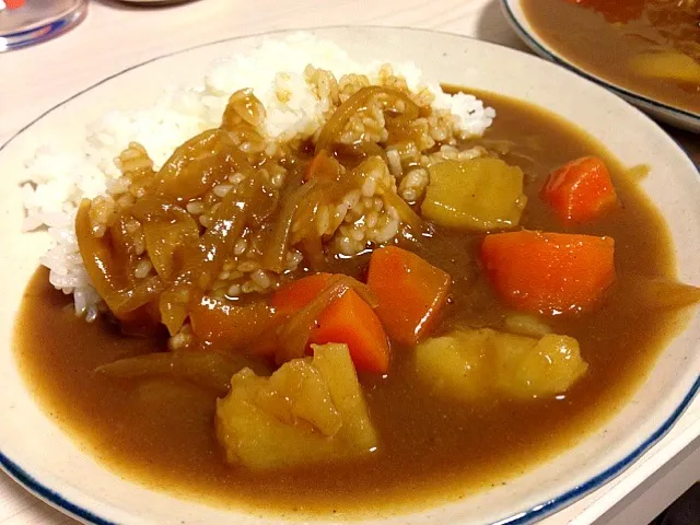 彼が作ったカレー|🐖さん