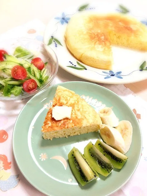 yutanpochanさんの簡単な一手間で驚きのしゅわふわっ！ホットケーキ|麻希さん