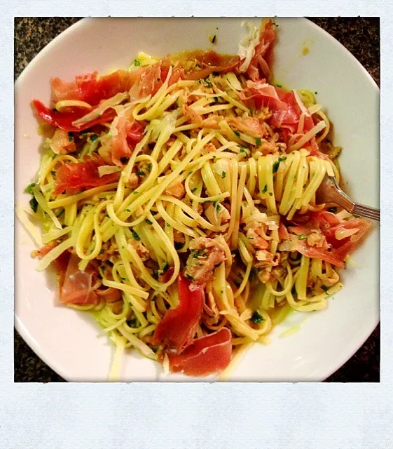 Clam Linguini with Prosciutto.|Leo D.さん