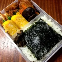 今日の弁当○のり弁|ハタボーさん