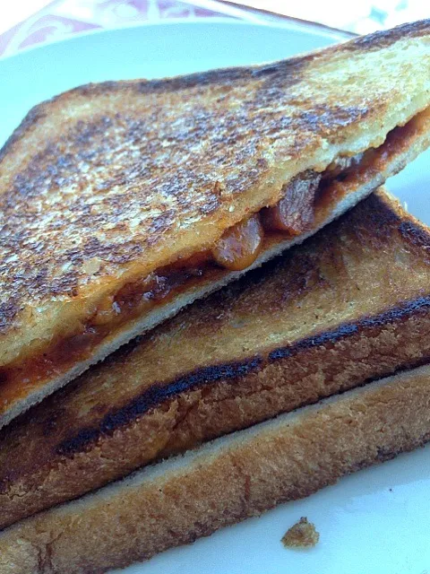 Smoked pork rib grilled cheese|Chris Shannonさん