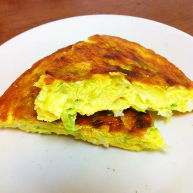 Granny's cabbage omelette. おばあちゃんの味、キャベツの卵焼き|Esabellaさん