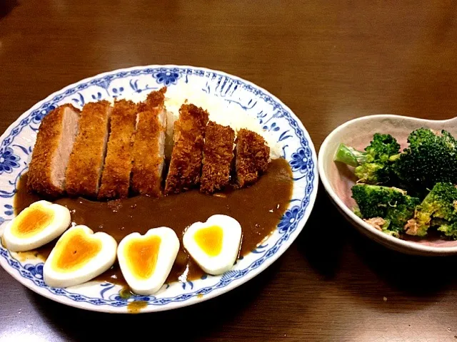 チキンカレーと旨旨ブロッコリー|加賀 理資さん