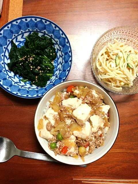 Snapdishの料理写真:麻婆丼|makiさん