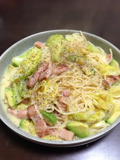 Snapdishの料理写真:レモンクリームパスタ☆|ちかさん