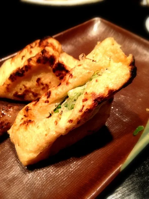 厚揚げの挟み焼き|舞さん