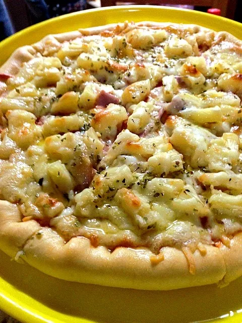 Pizza (Abacaxi com bacon) 😋|Mine Fernandoさん