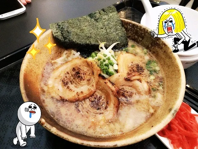 Snapdishの料理写真:炙りチャーシューメン  Aburi chashu men|Rojd Hikaruさん