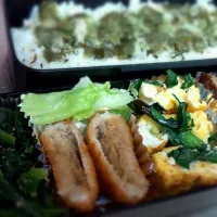 Snapdishの料理写真:旦那くん弁当|まいさん