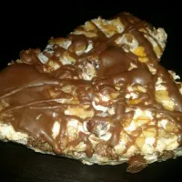 marsmallow/cereal/oat seeds dry fruit mix with chocotop-heart cookie|Lynさん