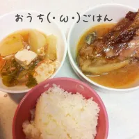 マグロのカマ煮 豆腐とシーチキンの煮物|hi-mamさん