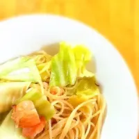 簡単和風パスタ|いまそかりさん