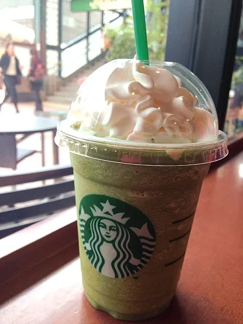 Snapdishの料理写真:抹茶クリームフラペチーノ|でぶりん☻さん