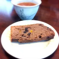 Snapdishの料理写真:チョコマンゴーケーキ|めぐさん