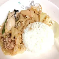 Snapdishの料理写真:皿うどん、うどんなし、ご飯添え|marianneさん