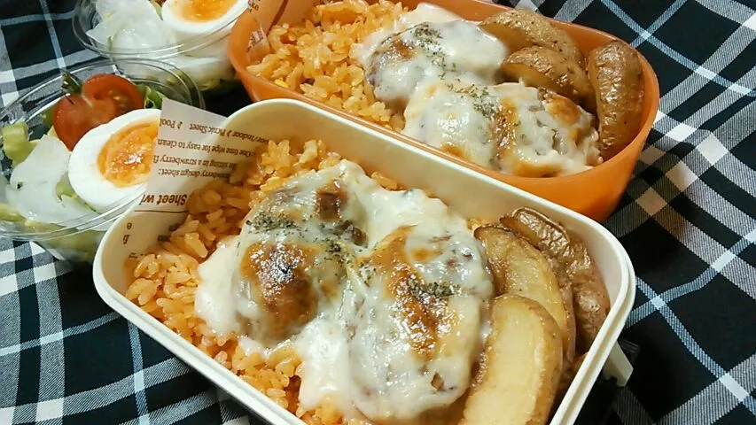 ハンバーグドリアのお弁当|Akoさん