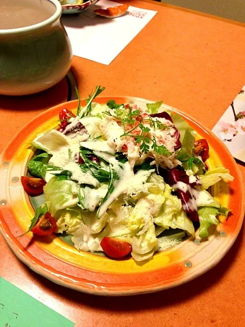 Vegetable salad:)03/13/13|Dezza Tsuchiyaさん