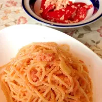 Snapdishの料理写真:たらこのパスタ|かずひささん