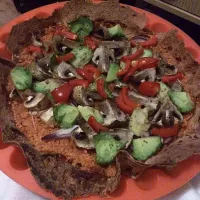 Whole- grain veggie pizza|Inta Grunskaさん