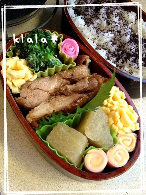 Snapdishの料理写真:ふつーのお弁当☆3/14|くららさん