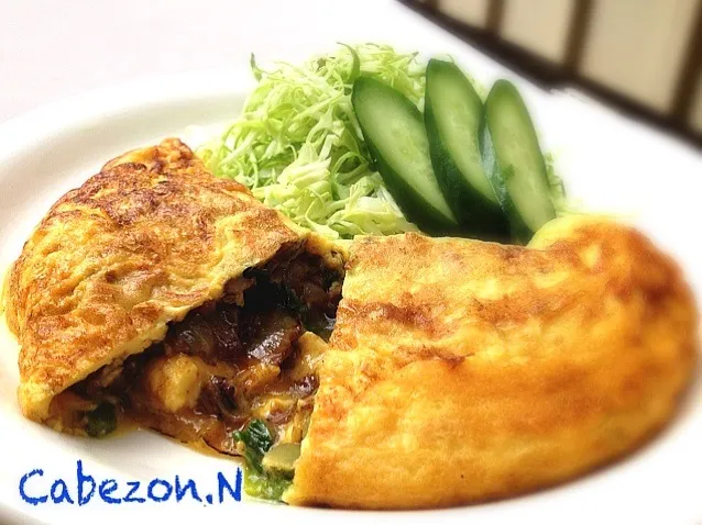 今日の賄い  India tuna omelette|Cabezon.Nakamuraさん