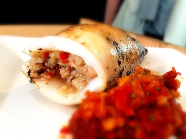 Stuffed ika with sambal|willzさん