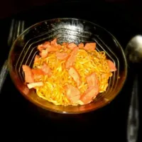 Snapdishの料理写真:mie goreng sosis|dewanty wulanさん