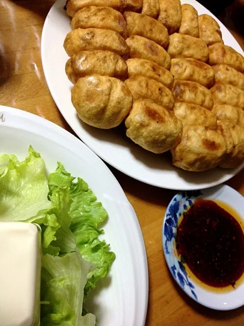 ホワイト餃子と豆腐サラダ|Sumichanさん