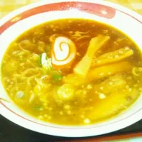 Snapdishの料理写真:担々ブラックラーメン|takayukkyさん