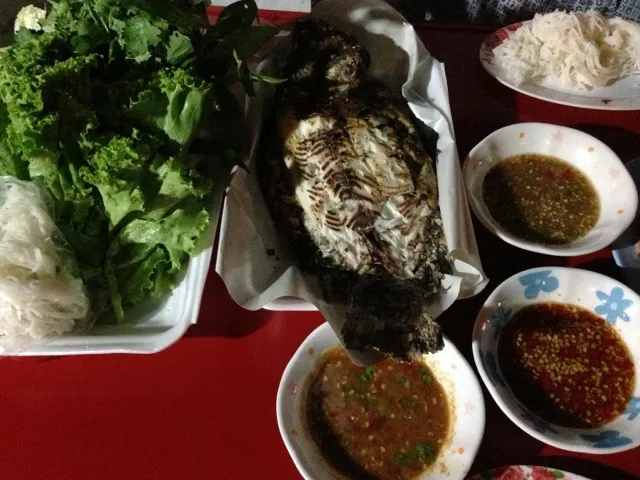 grilled fish with thai sauce|Tunaさん